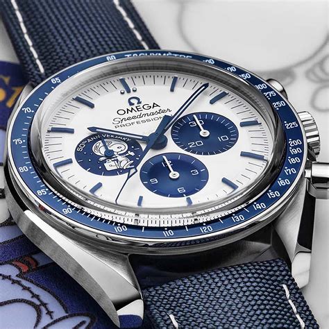 omega snoopy watch 50th anniversary|omega snoopy speedmaster for sale.